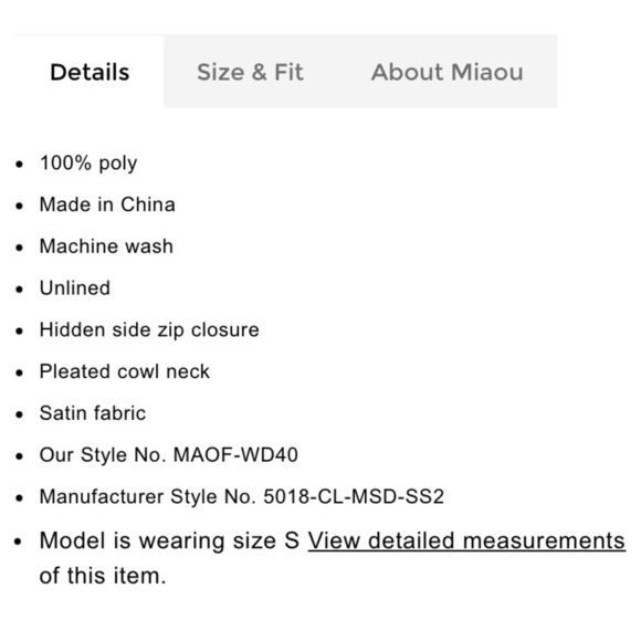 NWT Miaou Ginger Silky Draped Ruched Cowl Sleeveless Mini Dress Mustard Yellow - Picture 12 of 12